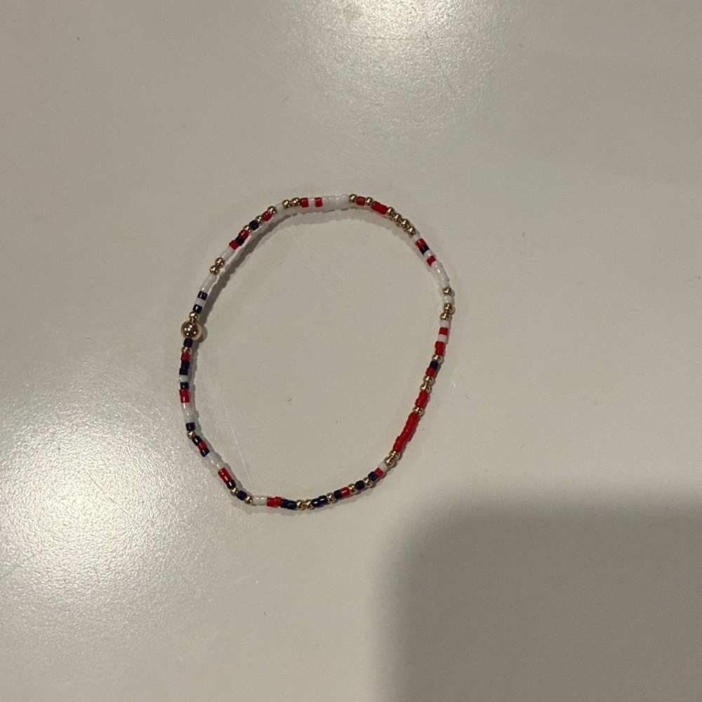 Enewton red white and blue bracelet